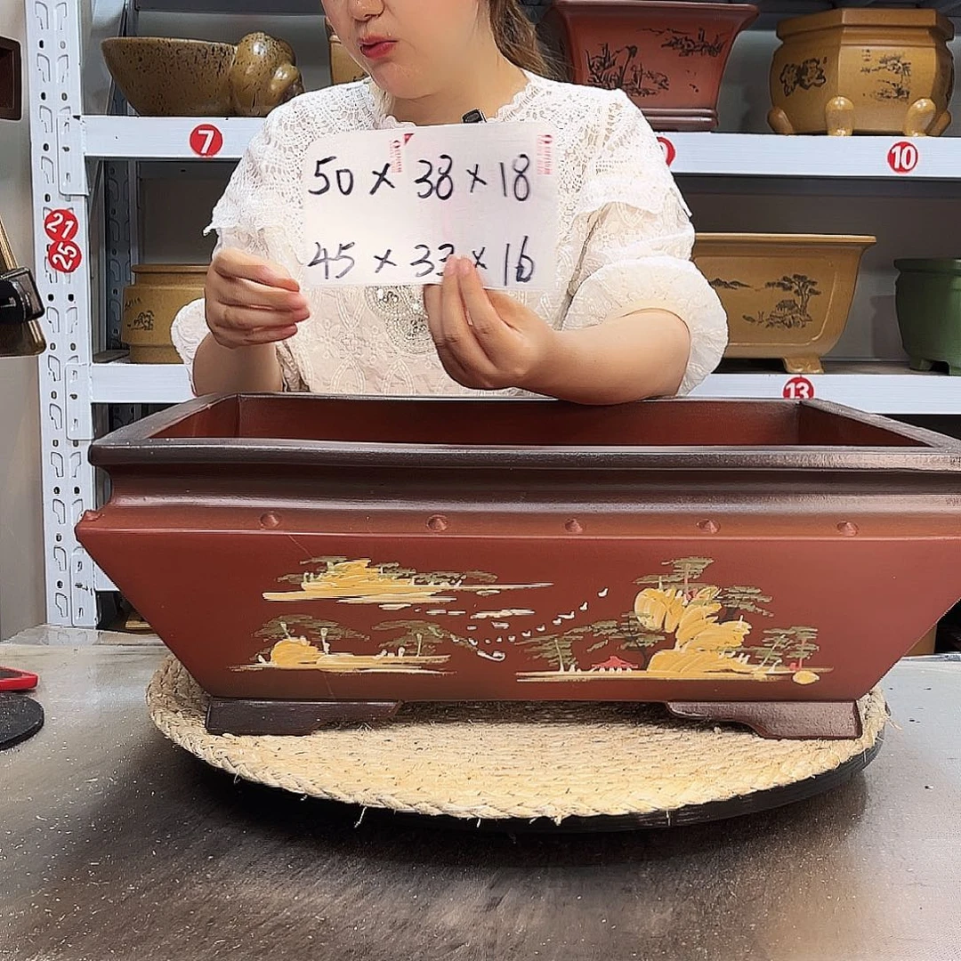 紫砂花盆紫砂花盆