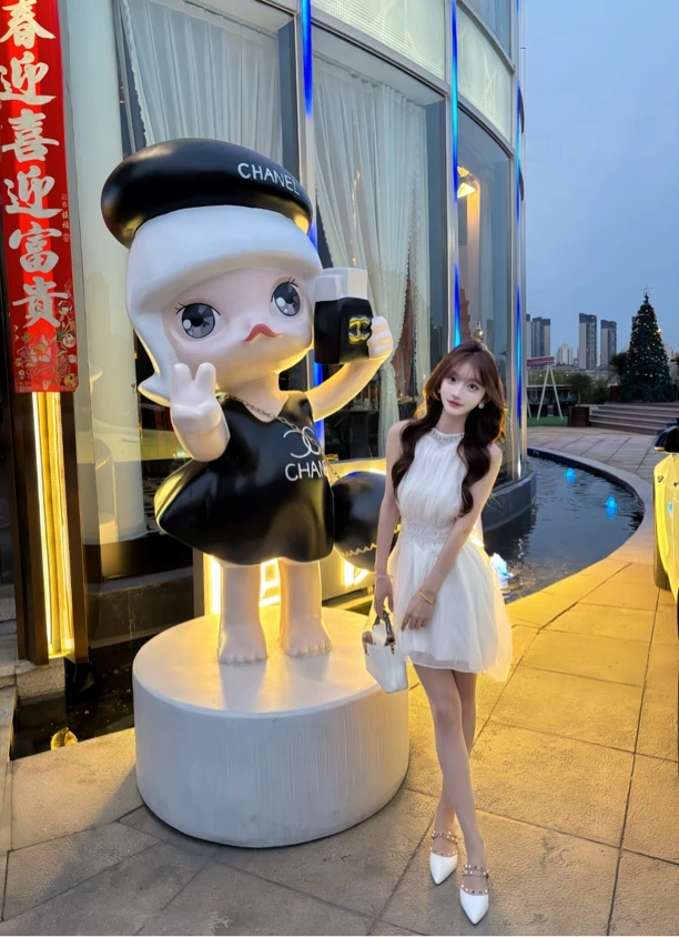 【佳佳】千金风重工镶钻挂脖收腰纱裙