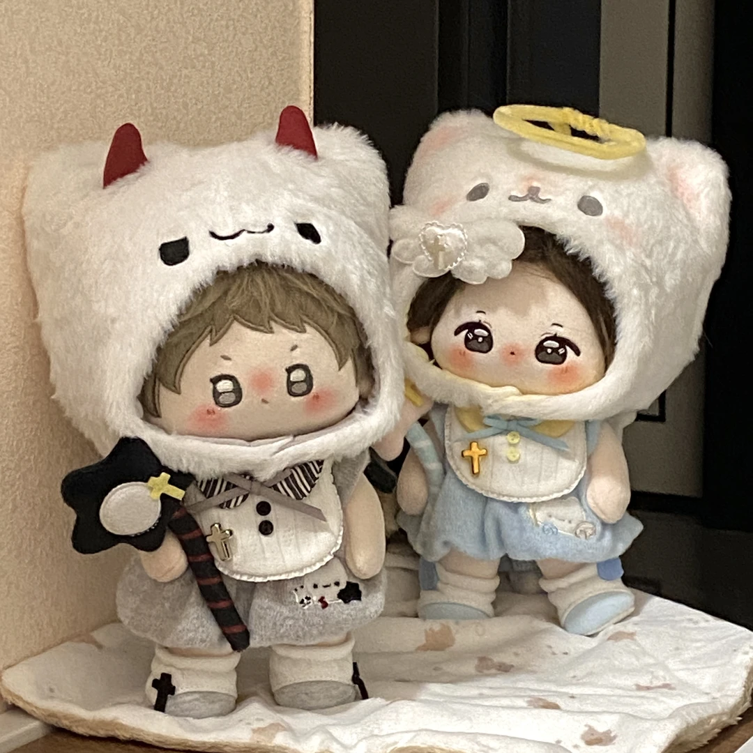 黄油乐享家10cm/20cm天使喵喵&恶魔喵喵 10cm/20cm 无属性娃衣