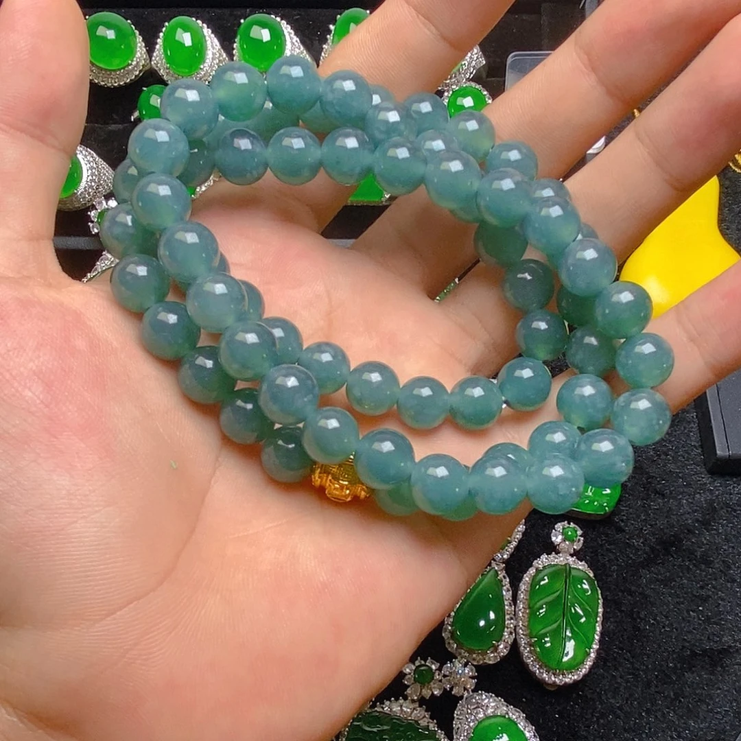 翡翠未镶嵌手链手链