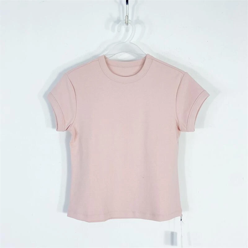 【77衣橱】KD8306精品女装上衣短袖T恤气质轻奢【红人上新】J