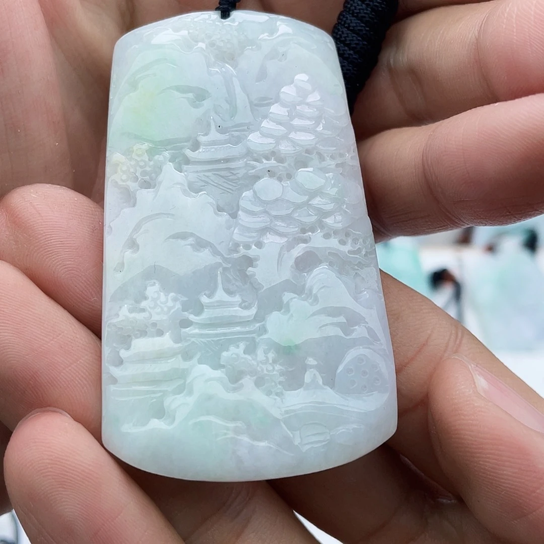 颈饰未镶嵌翡翠翡翠