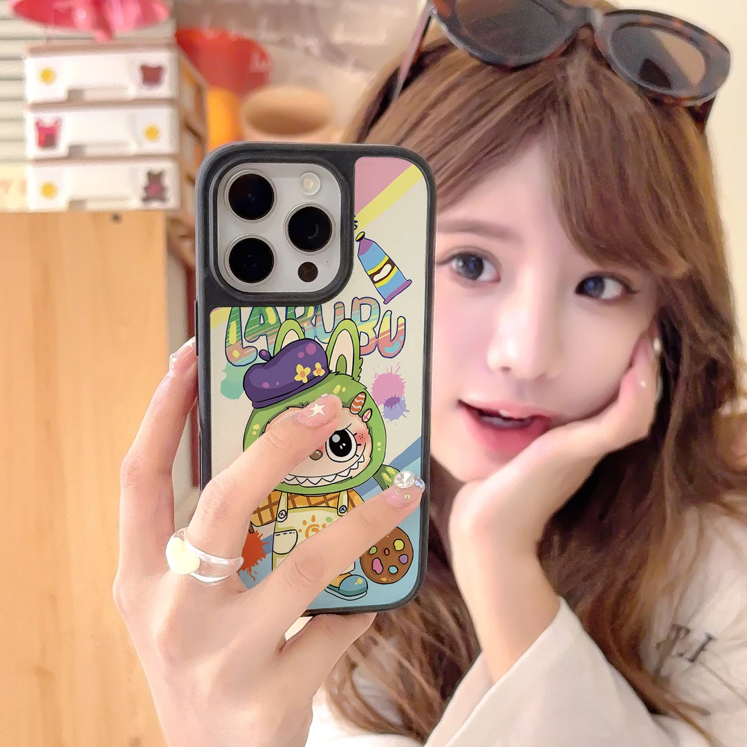 涂鸦拉布布适用苹果16promax手机壳iphone15pro新款14可爱12磁吸