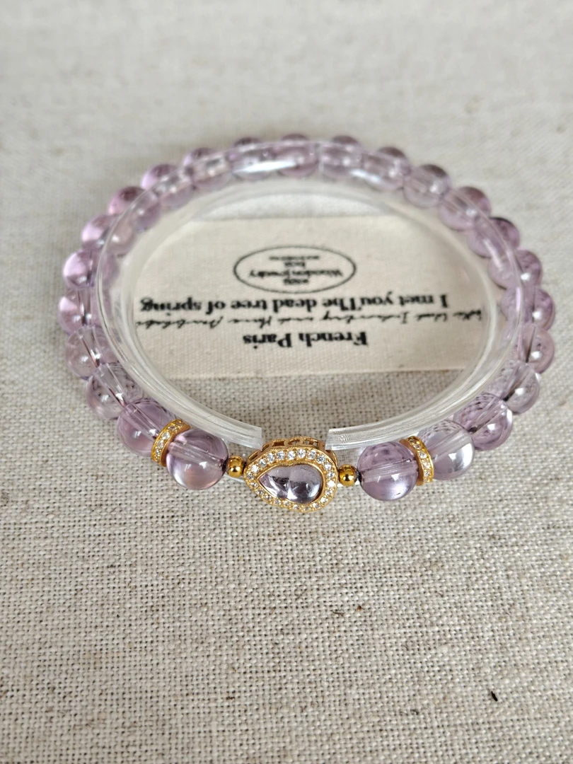 （福禄 事业/学业）虎妈原创紫水晶手串