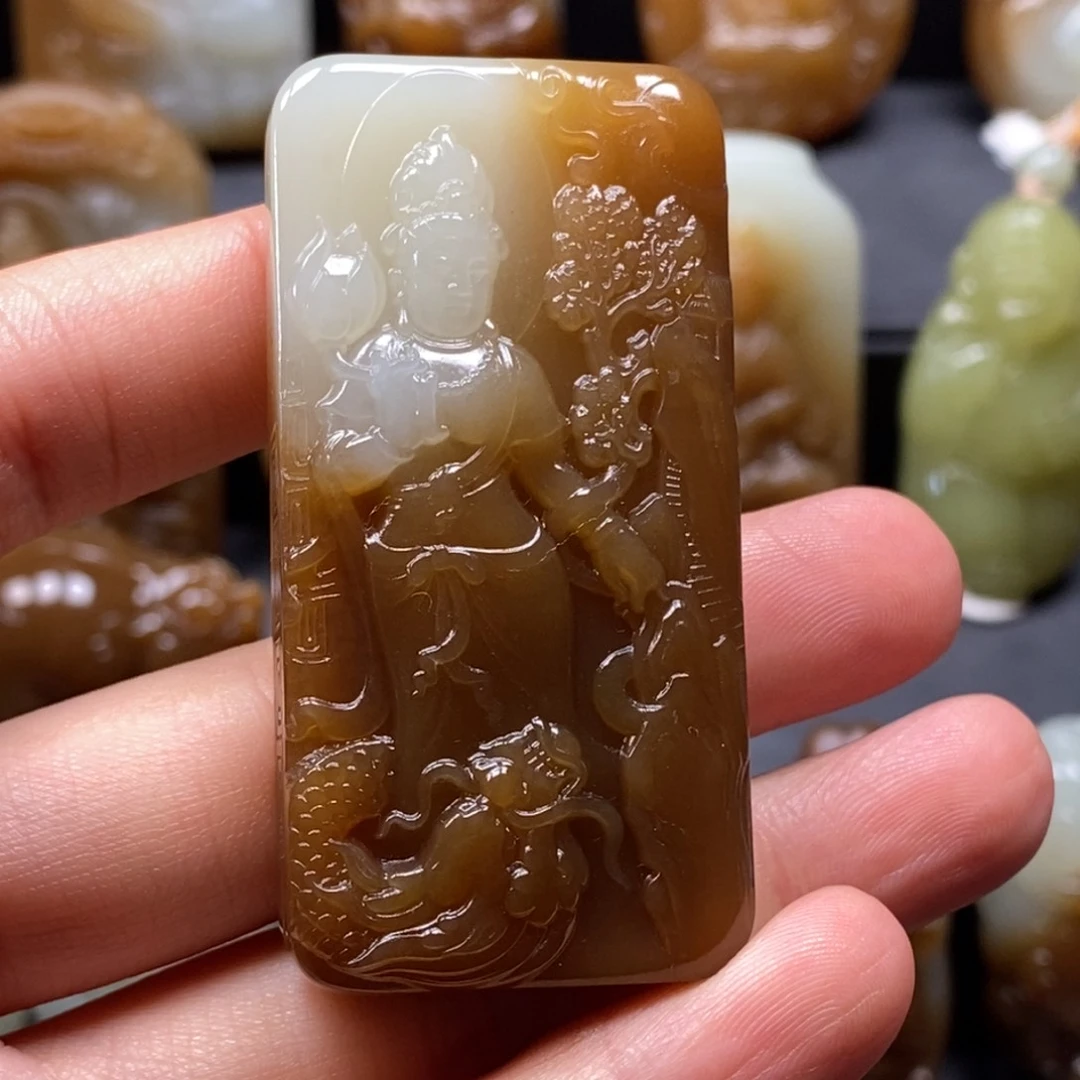 和田玉挂件未镶嵌