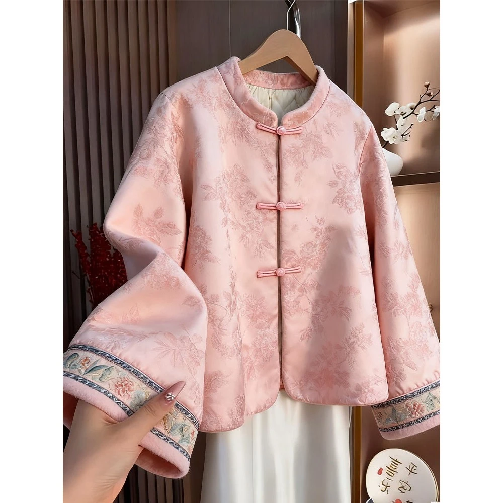 新中式国风巨好看的初冬外套2025秋冬新款今年流行爆款复古上衣女