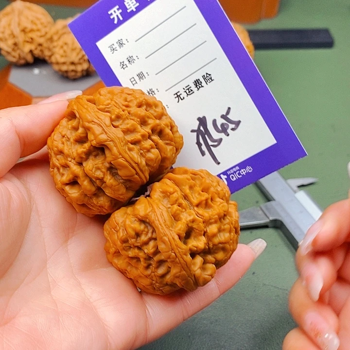 虾***儿把件文玩核桃文玩核桃龙鼎45