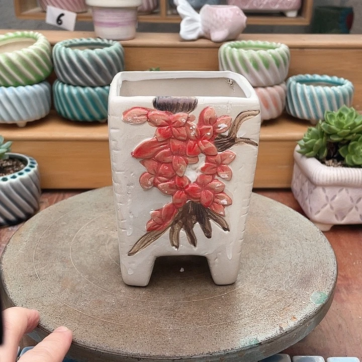 半手工花盆浮力炸