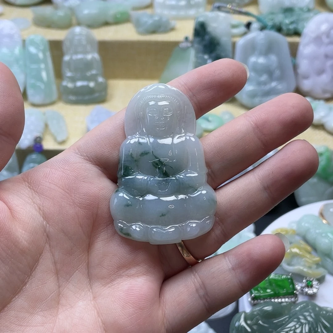 【闪购商品】翡翠未镶嵌颈饰纯天然翡翠