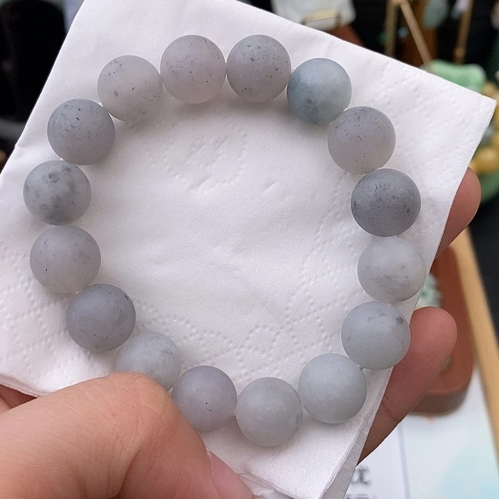 未镶嵌定制翡翠乌鸡卡12+手链