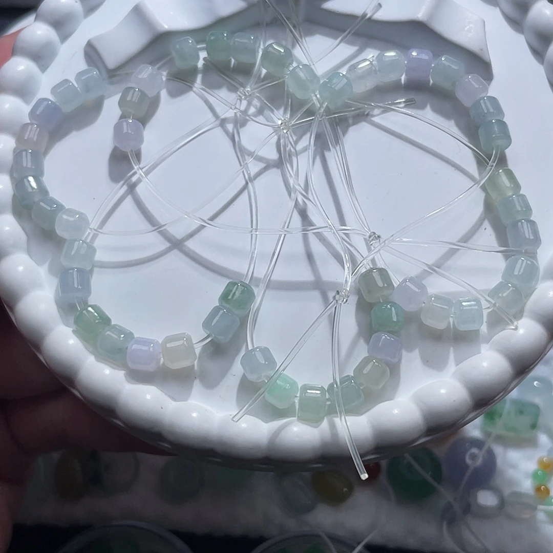 啊***润未镶嵌手链翡翠卡5+