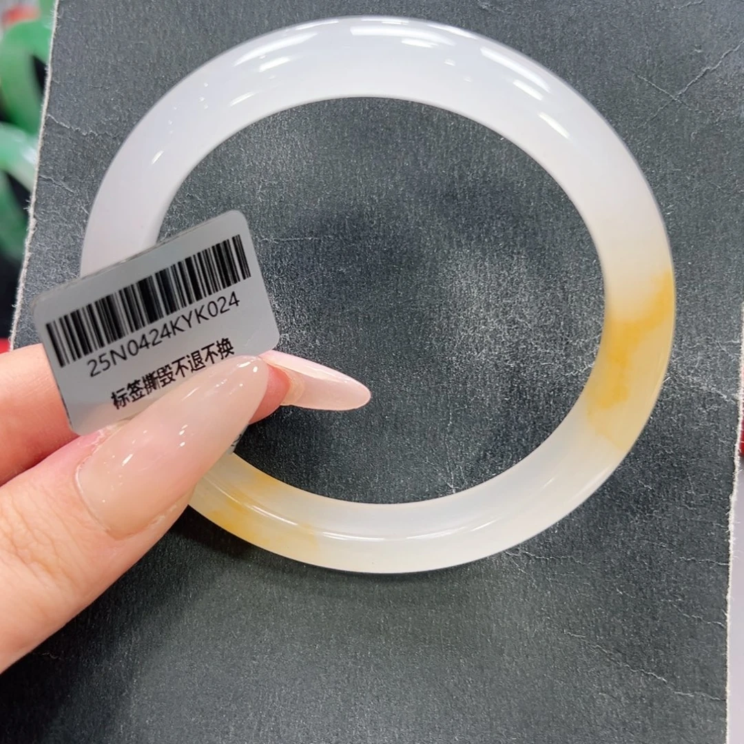 未镶嵌手镯石英质玉➕非非58