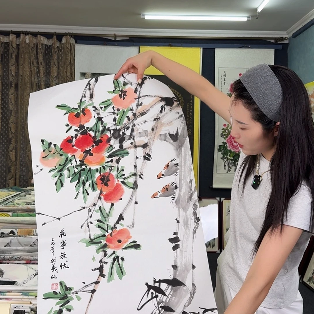 纯手绘年画好作品