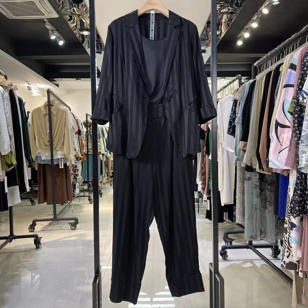 桑蚕丝西装套装  SZ-8T370裤子