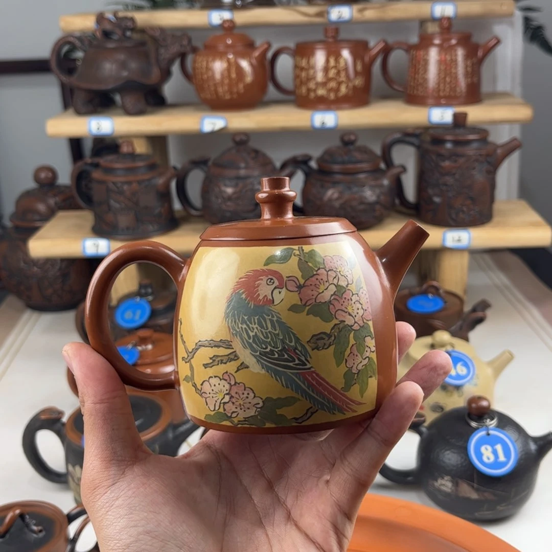 壶建水紫陶全手工制作，老匠人传承手艺