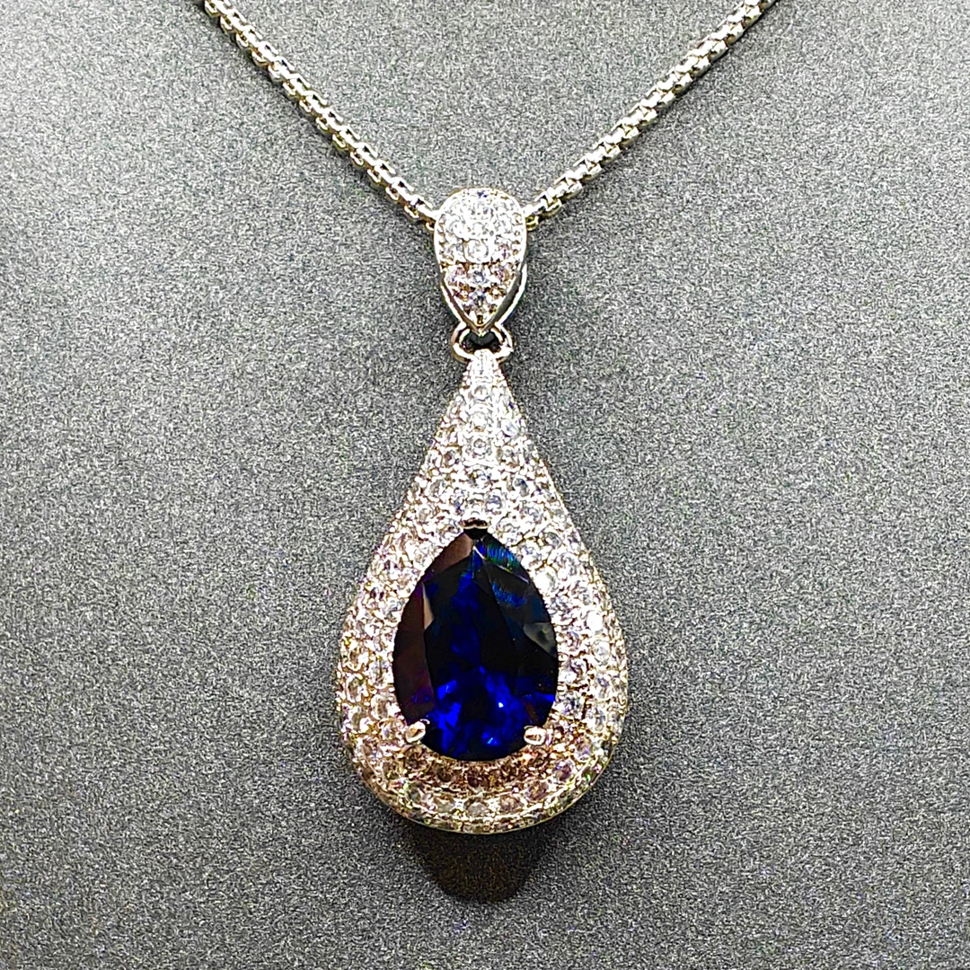 吊坠【蓝色】精美大气百搭吊坠-1761