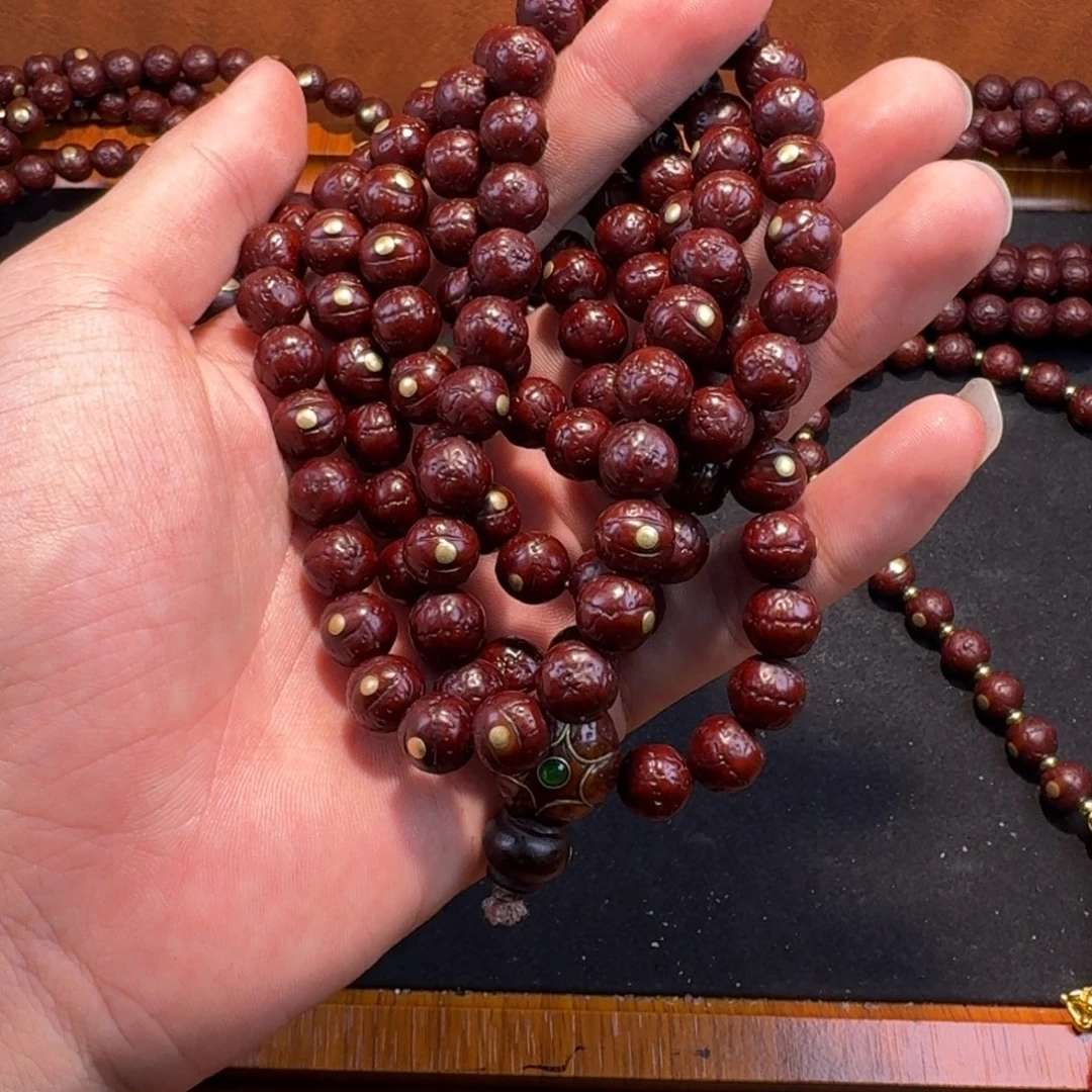 吊坠凤眼菩提镶嵌108 9+