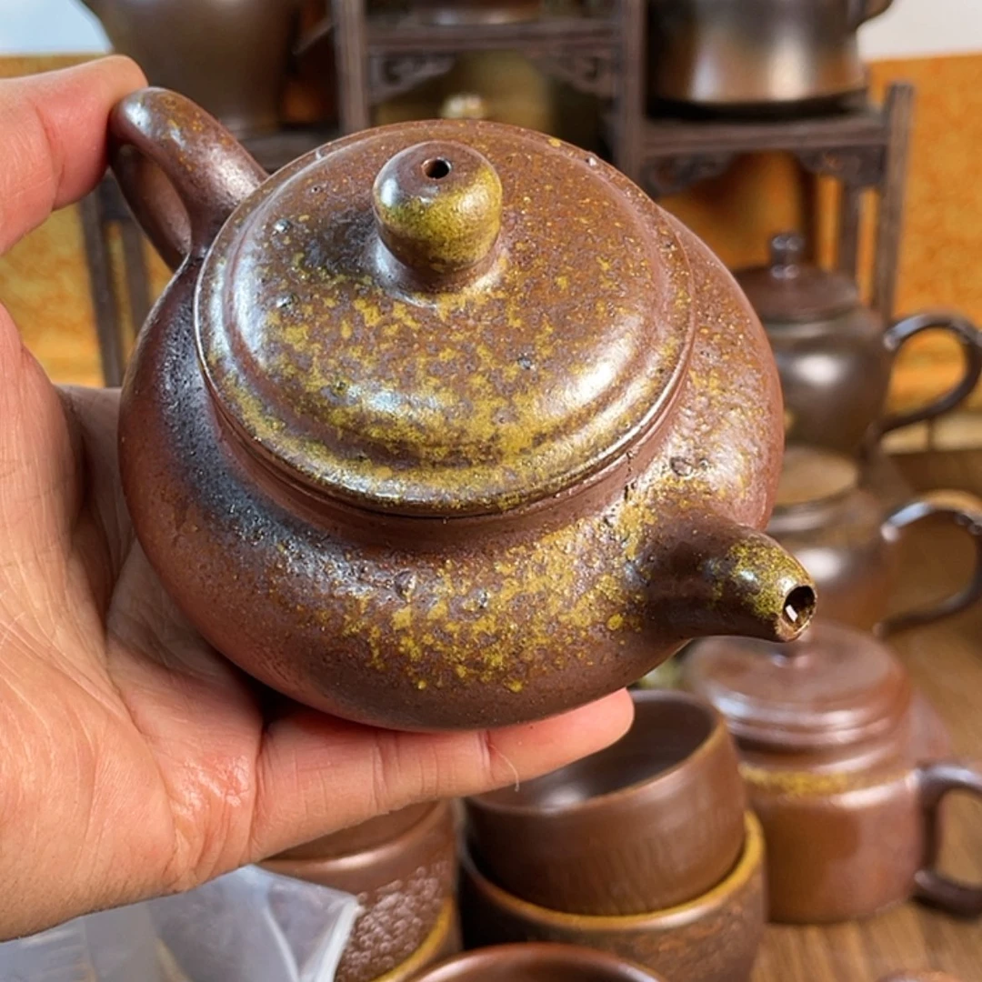 【闪购商品】柴烧茶壶容量180毫升左右瑕疵