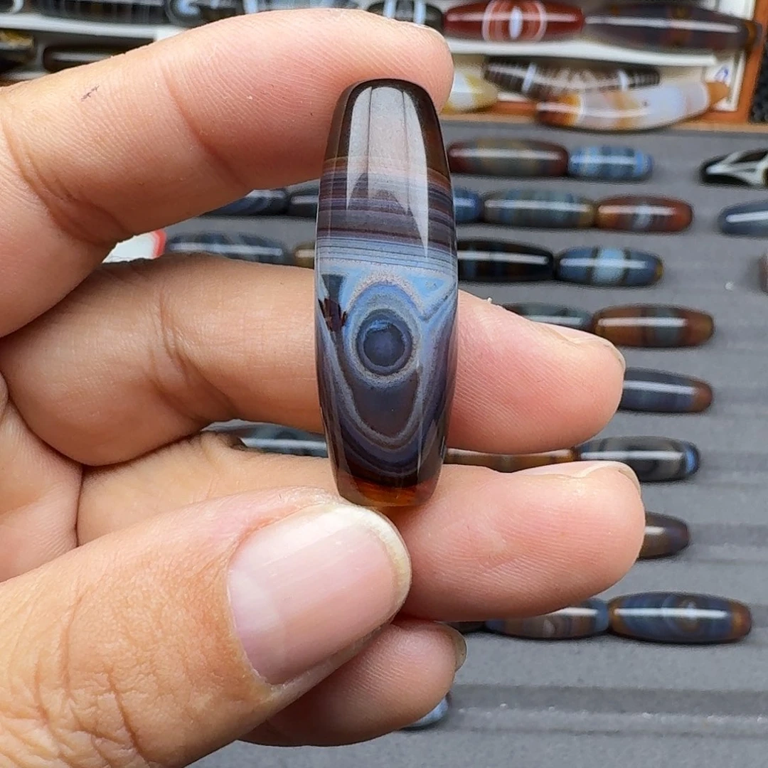 上***莱玛瑙/玉髓合金珠宝半成品