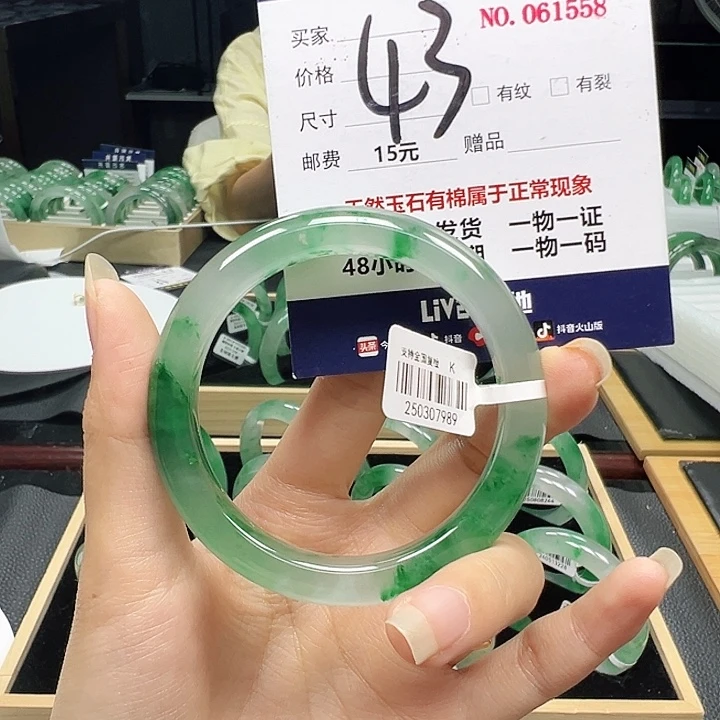 石英质玉未镶嵌手镯天然非洲翠手镯