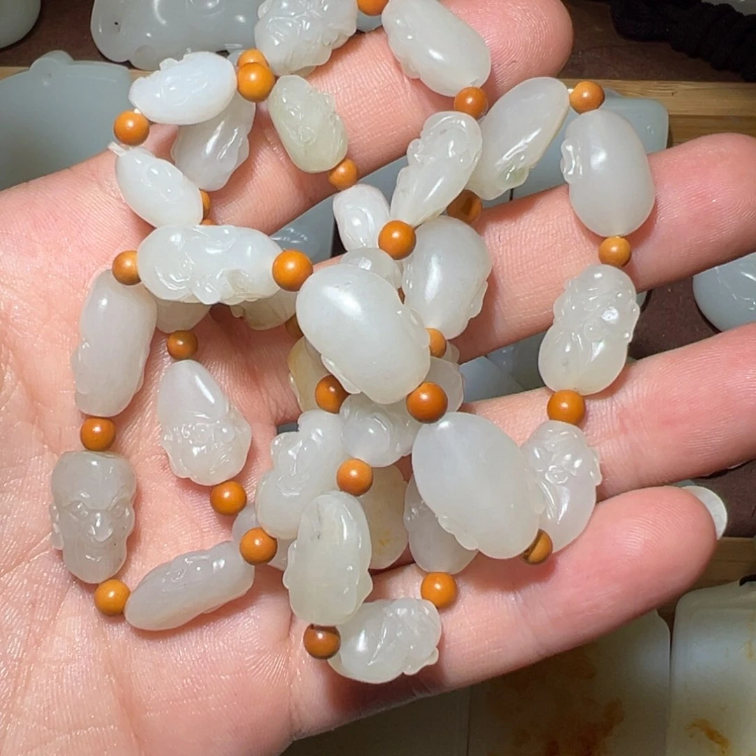 和田玉挂件未镶嵌微*