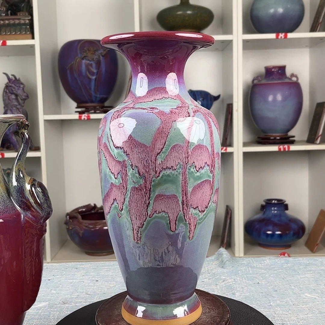 瓷片摆件……观音瓶。无礼盒