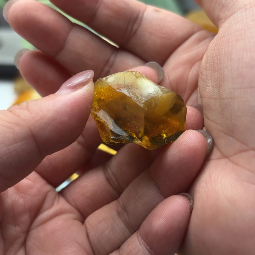 定制琥珀未镶嵌◇****O