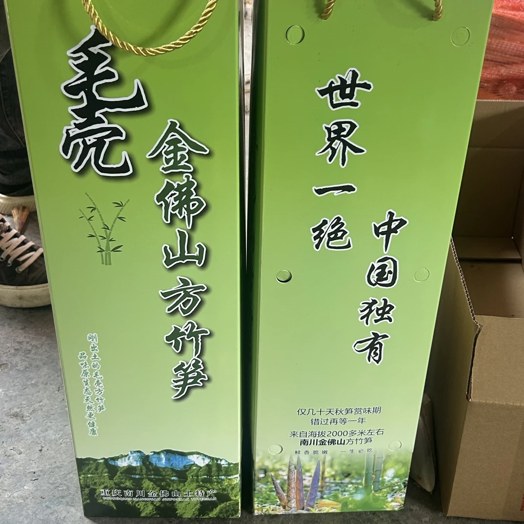 金佛山方竹笋（接口笋真空装）10斤礼盒装