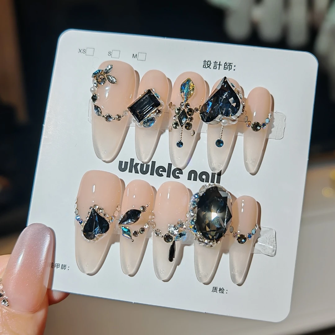 【墨溺】Ukulele设计施家全华温柔感轻奢穿戴甲