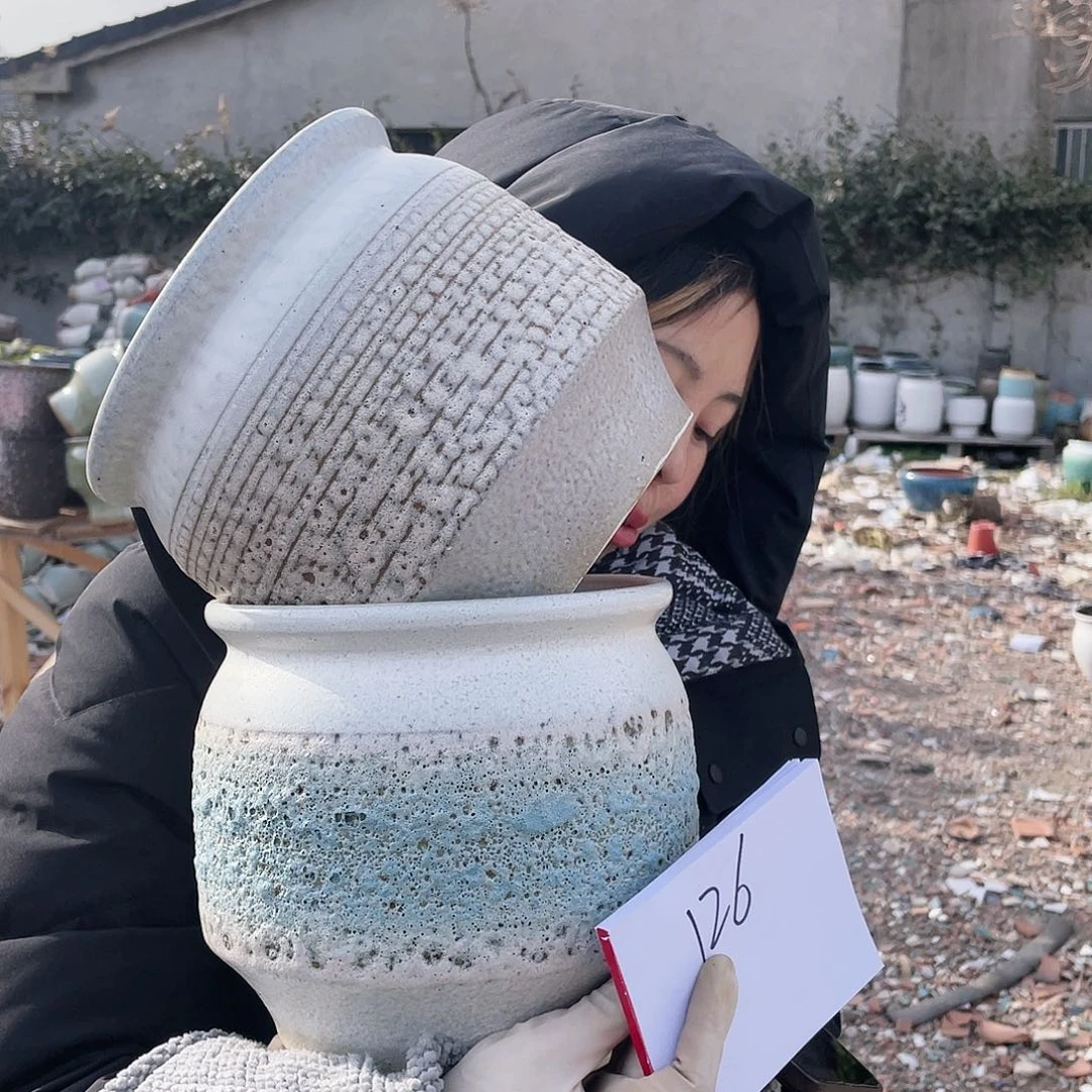 紫砂花盆王嫂花盆 0109-126