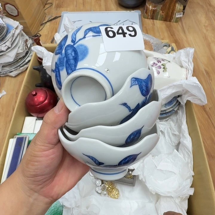 四***！瓷片工艺品摆件瓷器摆件正能量