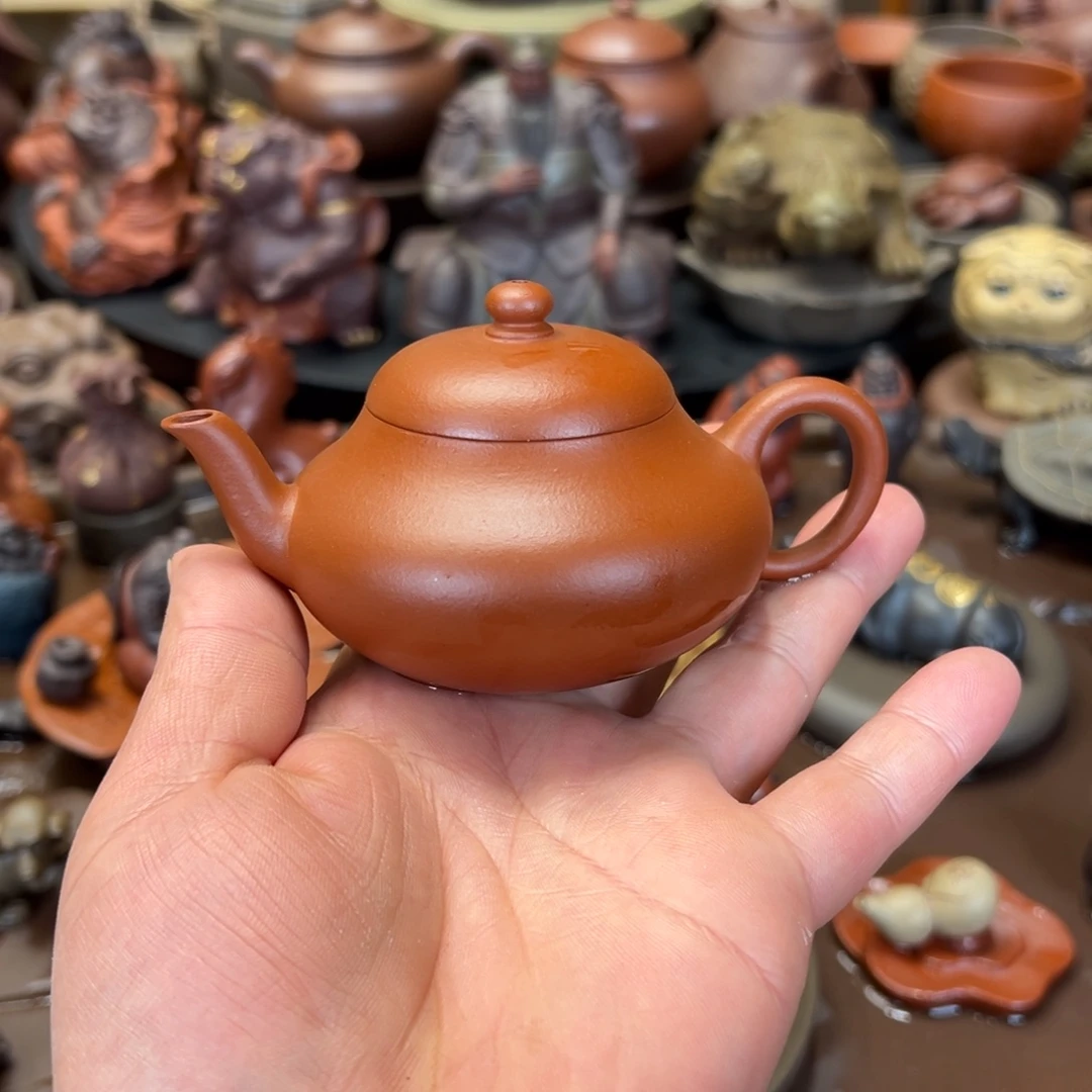 茶宠紫砂紫砂梨形