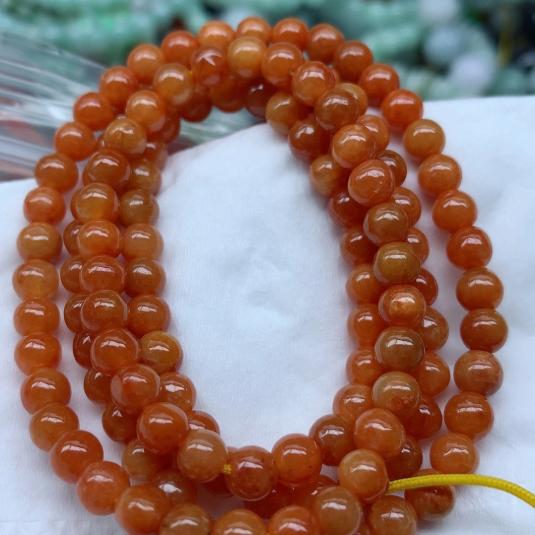 翡翠未镶嵌颈饰珠子