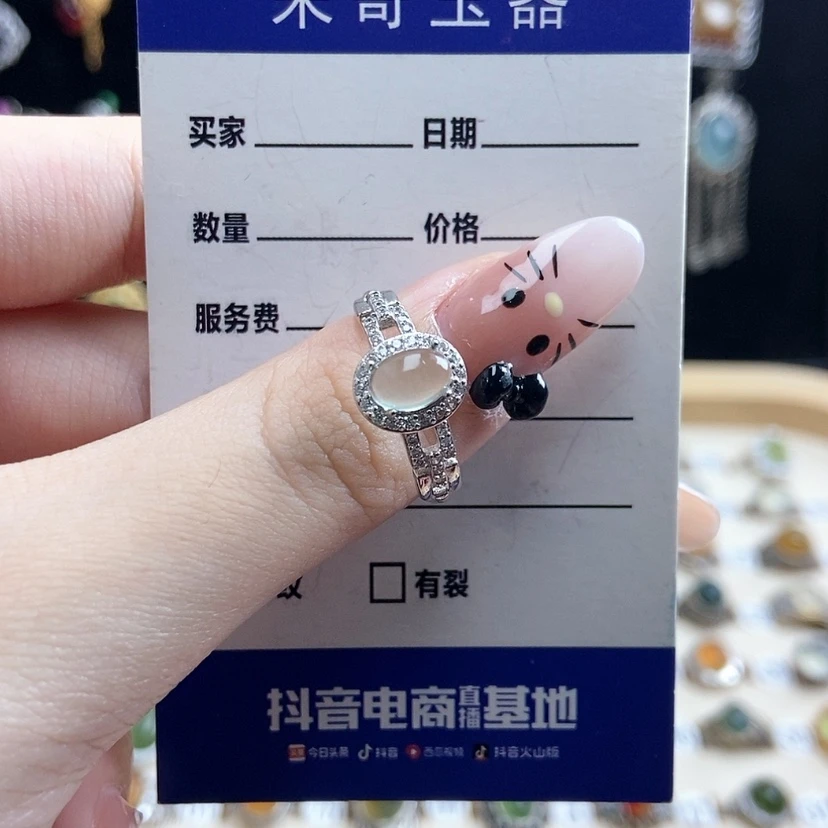 【闪购商品】托帕石戒指银S925镶嵌新疆西藏不包邮