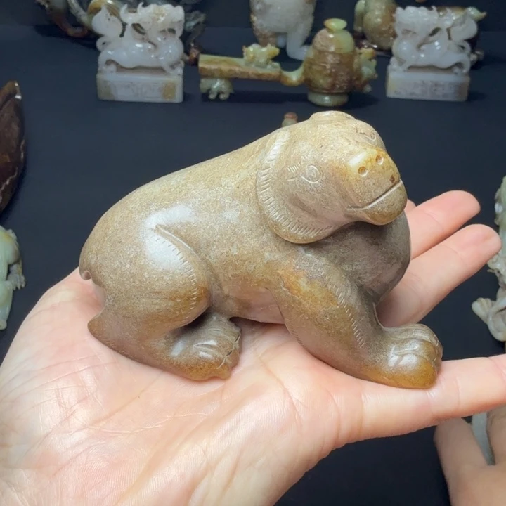 向***。古玉老玉收藏珍品摆件