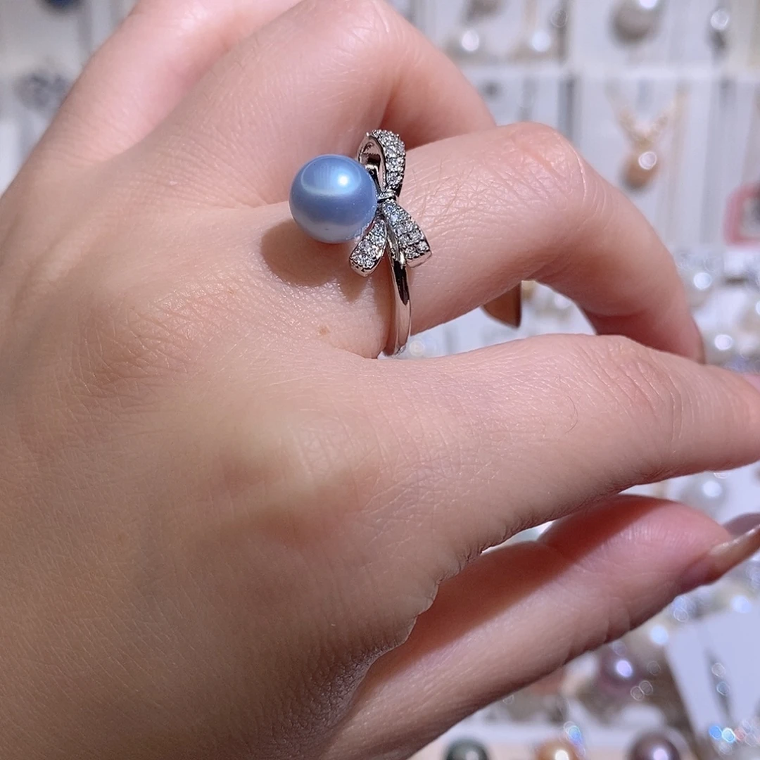 未镶嵌戒指淡水珍珠w