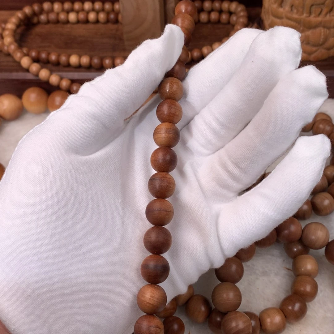 檀香木其他12横纹黑肉沉水头货毕业早期人物件