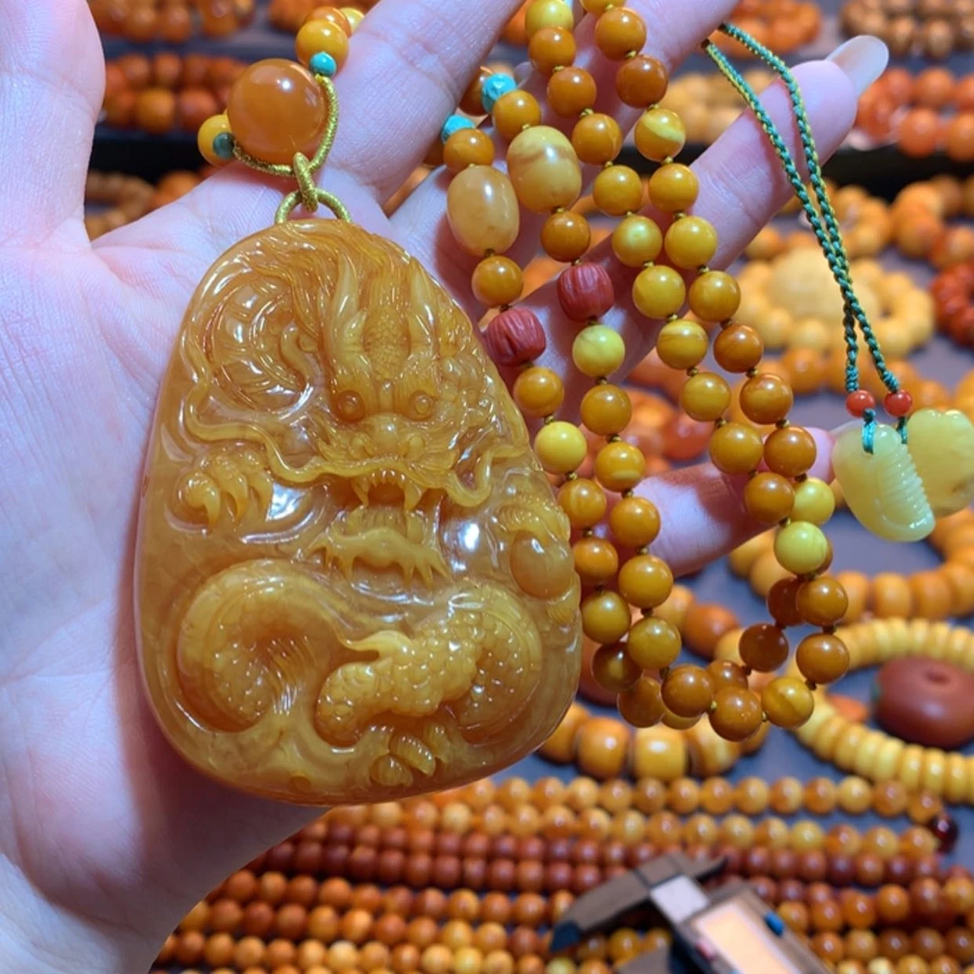 【闪购商品】蜜蜡吊坠(赠链)未镶嵌