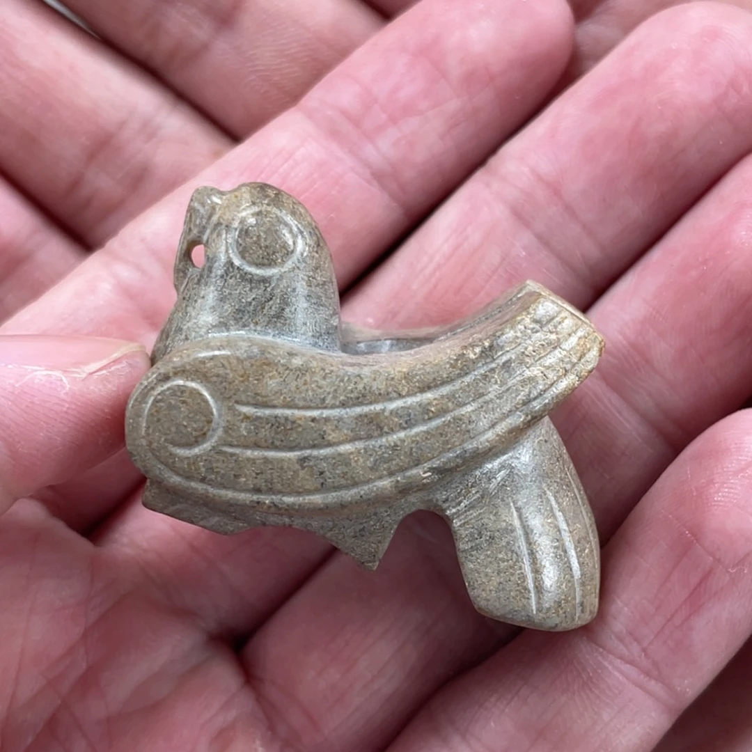 和田玉（糖玉）颈饰未镶嵌咖**子