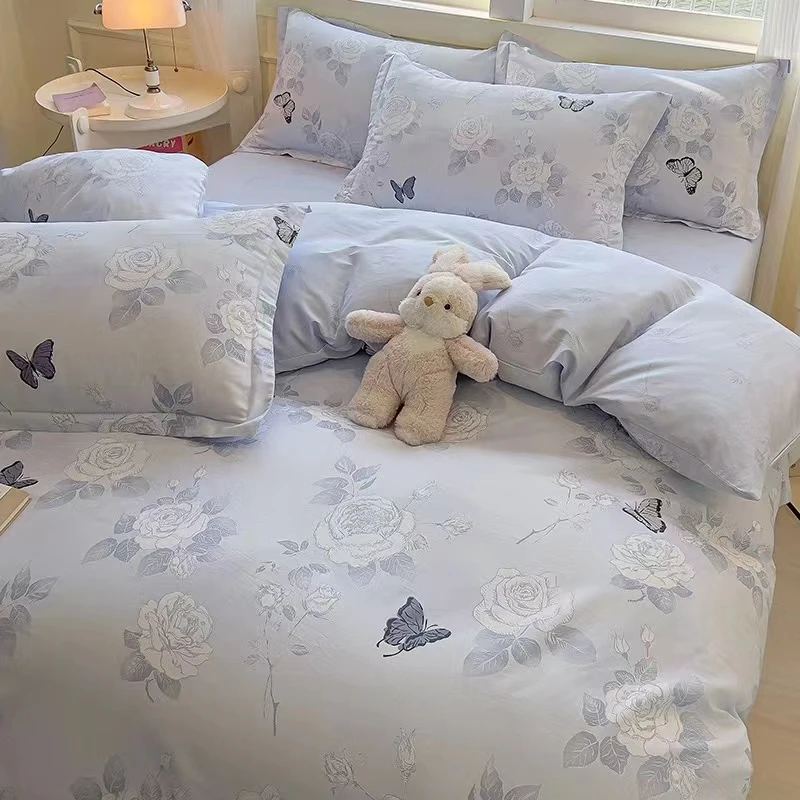 2025新款高档四件套数码印花轻奢床上用品四件套