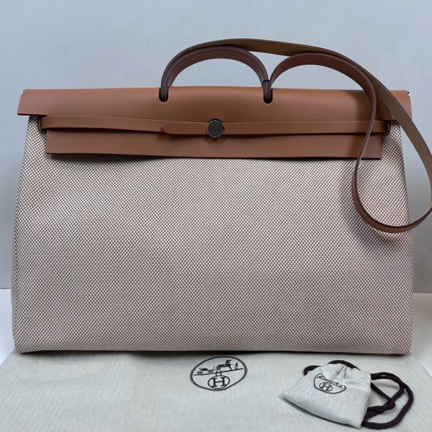 99新 Hermes/爱马仕 爱马仕Herbag50男士旅行袋1445