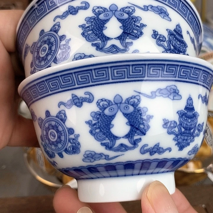 景德镇陶瓷藏式茶碗