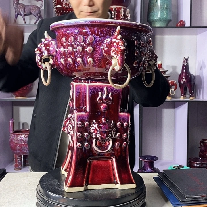 瓷片中国神垕精品钧瓷