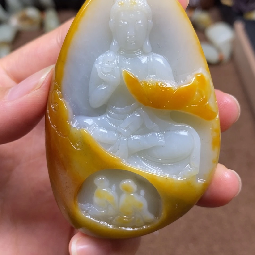 未镶嵌和田玉把件