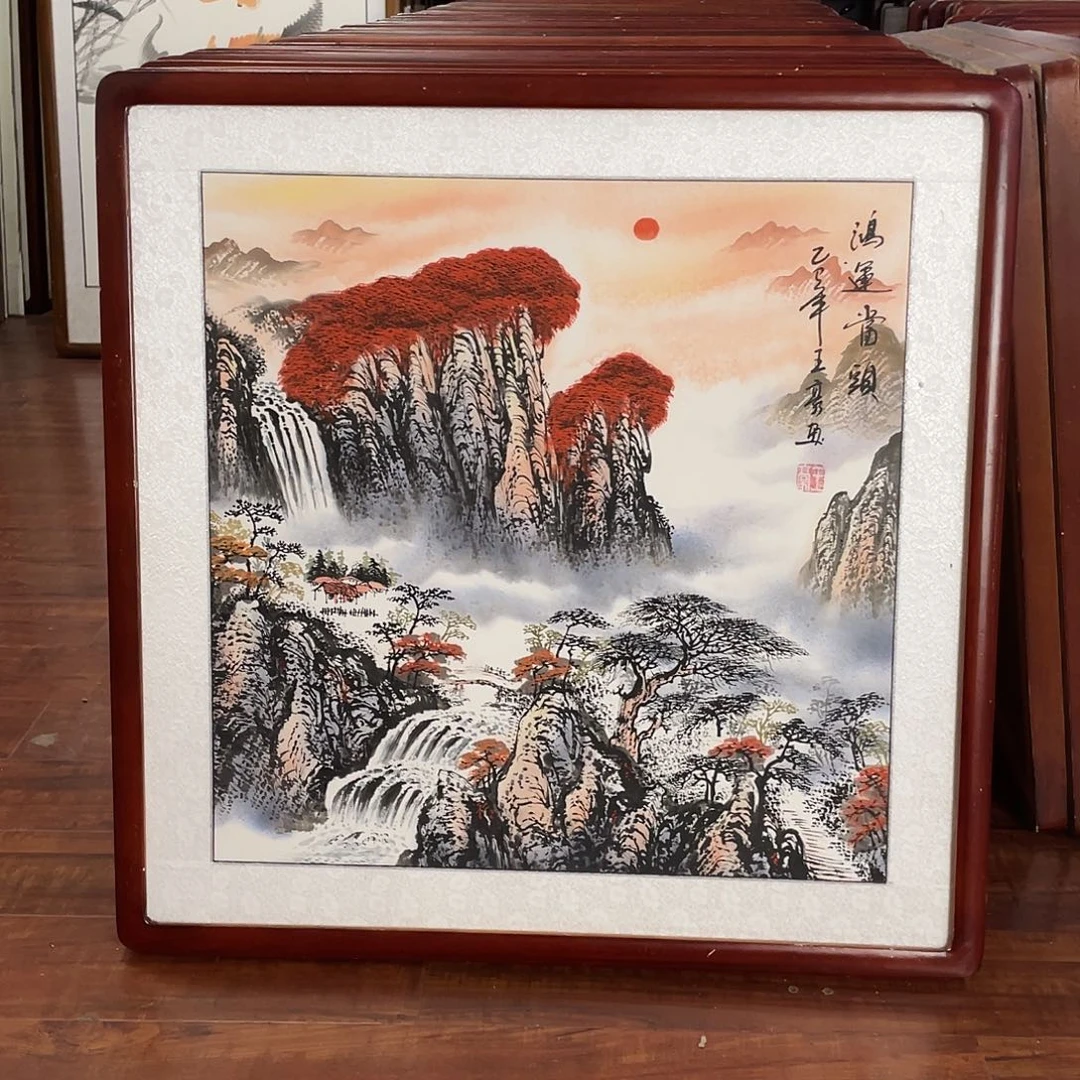 国画带框尺寸63*63厘米