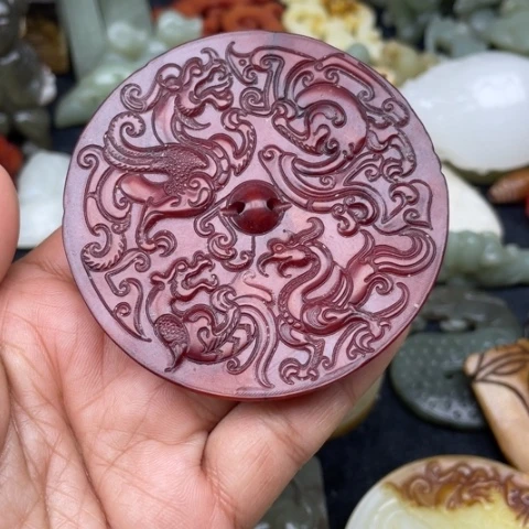 和田玉颈饰未镶嵌55