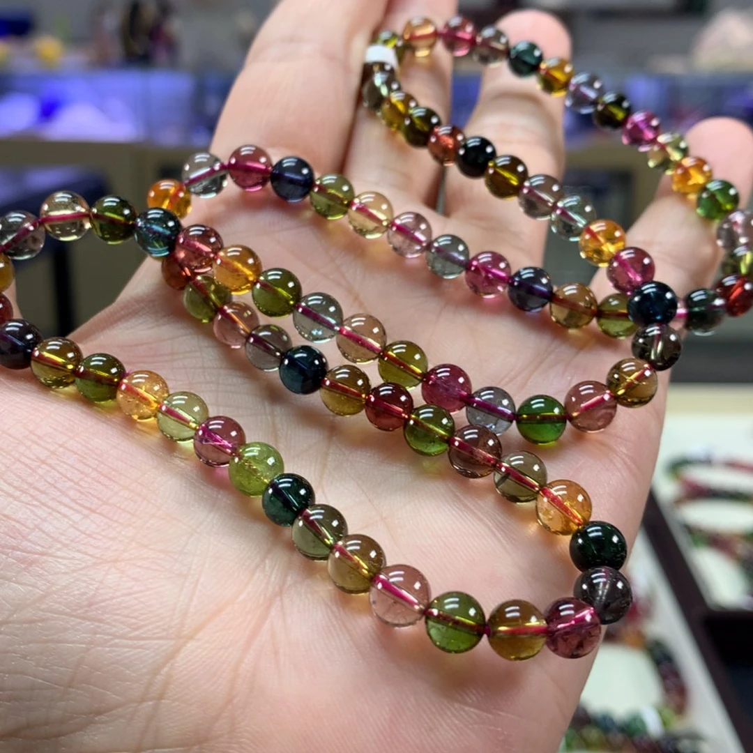 天***座手链未镶嵌碧玺6.5左右