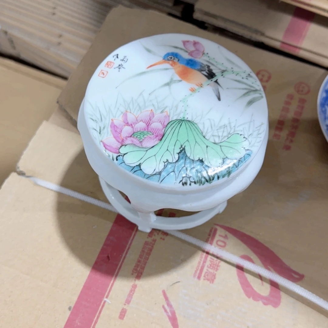 手绘瓷器，全部处理