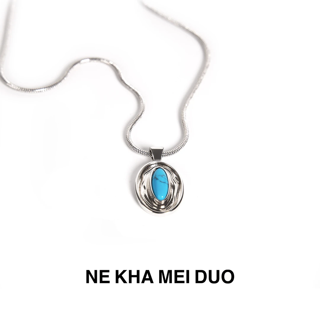 铜合金项链 NKMD尼卡梅朵｜原创手工肌理“漾”系列