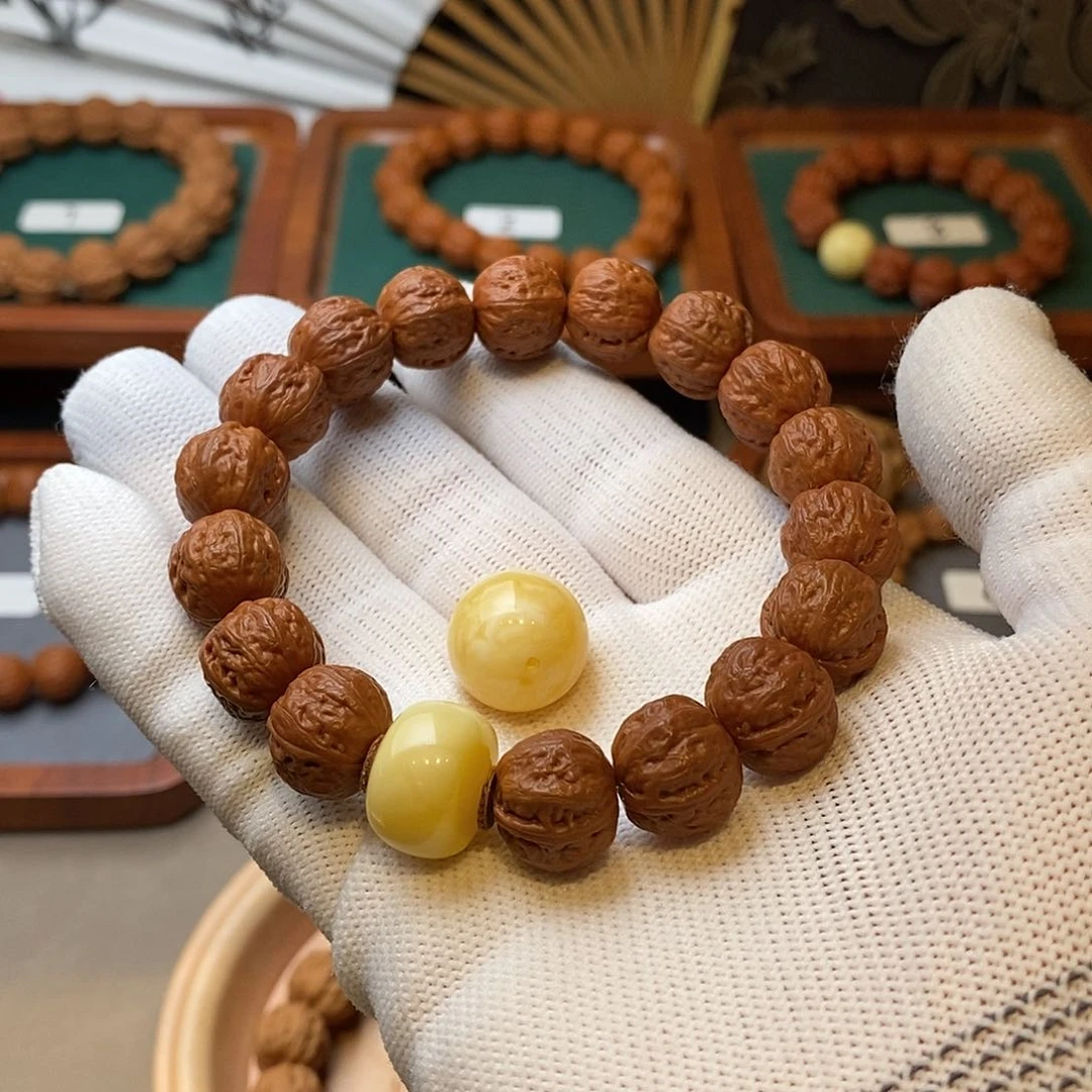 文玩核桃手串9****.磨盘粗筋